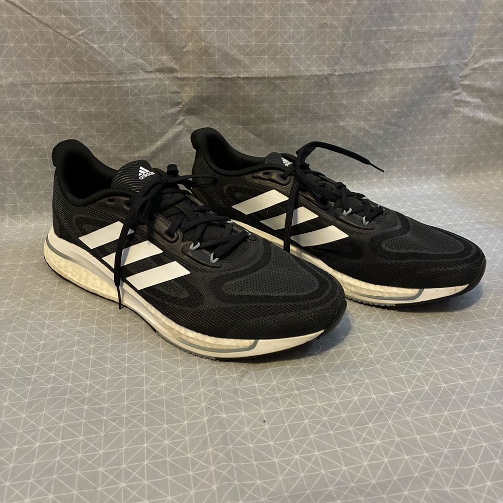 Adidas Ultraboost Supernova Black Sneakers 10.5